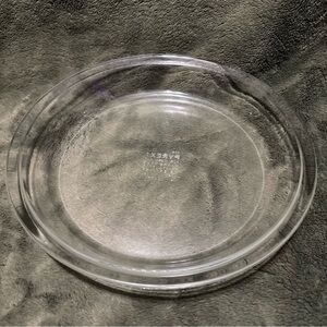 Vintage Pyrex Clear Glass Pie Plate 9” Oven & Microwave Safe Pie Dish